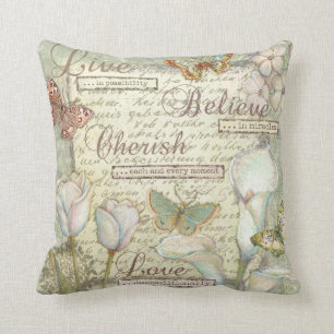Live Believe Cherish Cushion