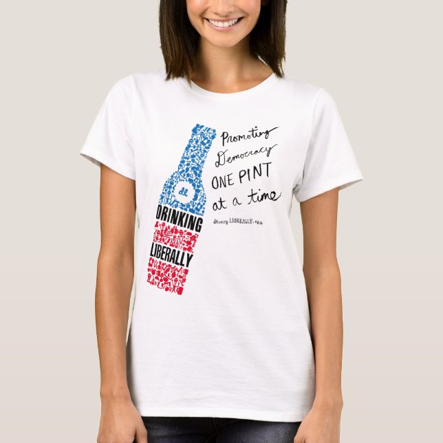 Live Bottle Women's White T-Shirt (Front)