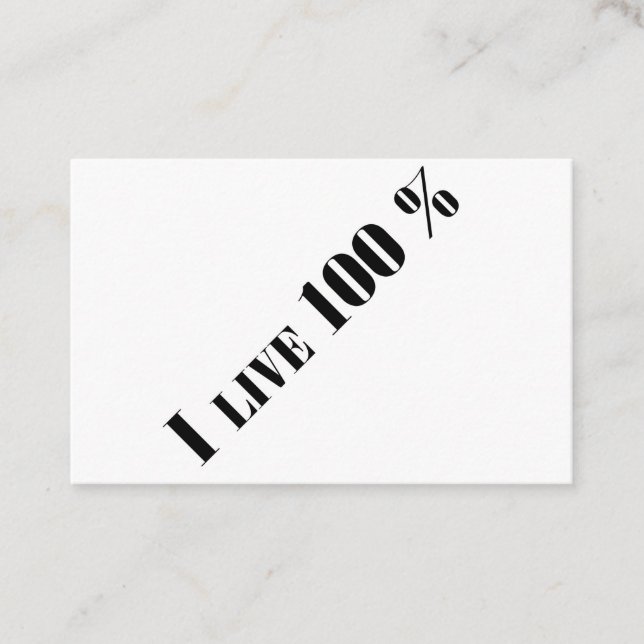 Live Business Card (Front)