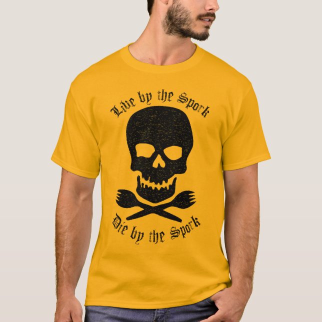 Live by the spork tee (Front)