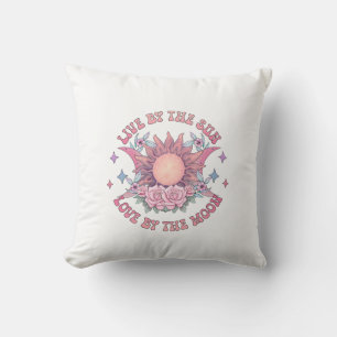 Live By The Sun Love By The Moon Cushion