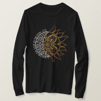 Live By The Sun Love By The Moon Cute Boho Hippie T-Shirt