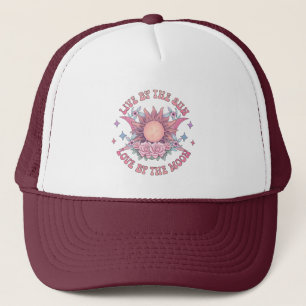 Live By The Sun Love By The Moon Trucker Hat