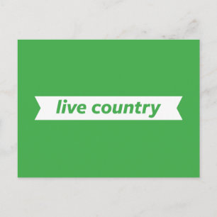 Live Country Postcard