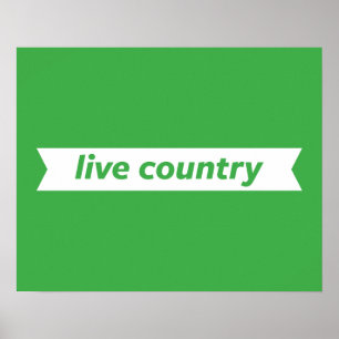 Live Country Poster