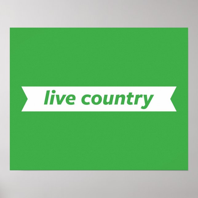 Live Country Poster (Front)