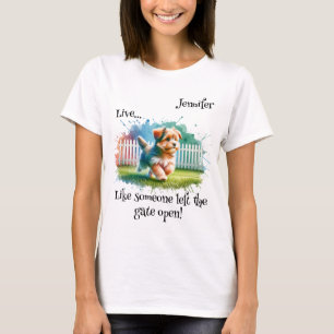 "Live..." Customisable Women's T-Shirt