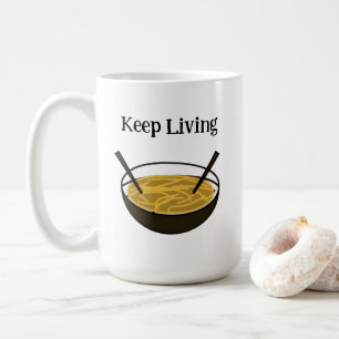 Live – Cute Positive Cartoon Design Coffee Mug