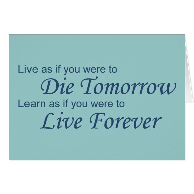 Live - Die Tomorrow blue (Front Horizontal)