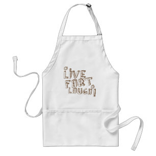 *LIVE FART LAUGH! STANDARD APRON