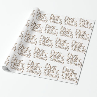 *LIVE FART LAUGH! WRAPPING PAPER