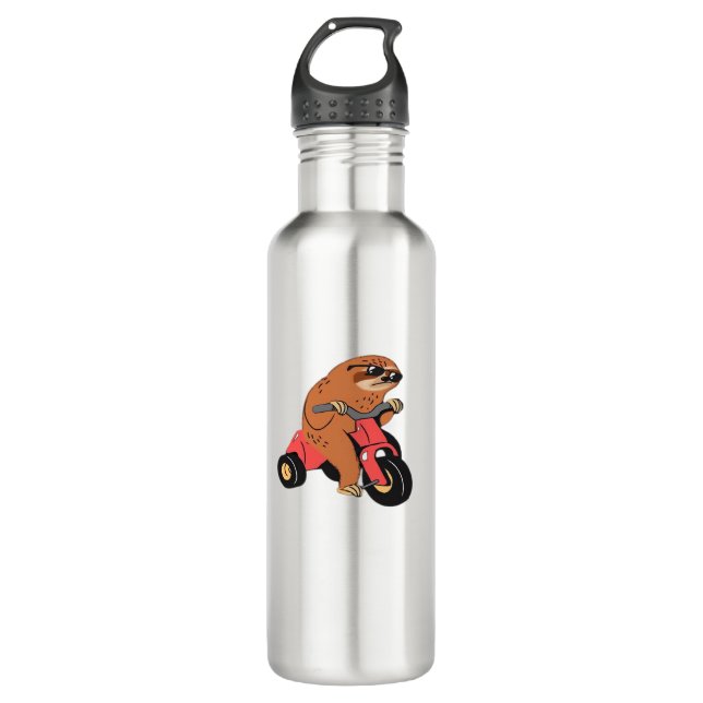 Live Fast Die Eventually Oversized T-Shirt 710 Ml Water Bottle (Front)