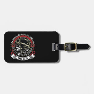 Live Fast Luggage Tag