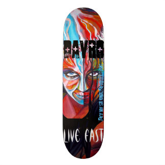 live fast skateboard