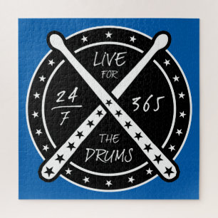 Live For The Drums Jigsaw Puzzle