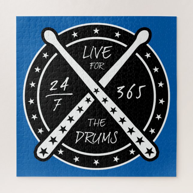 Live For The Drums Jigsaw Puzzle (Vertical)