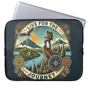 “Live for the Journey” Laptop Sleeve