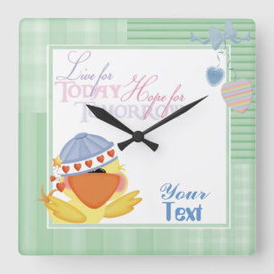 Live For Today Wall Clock