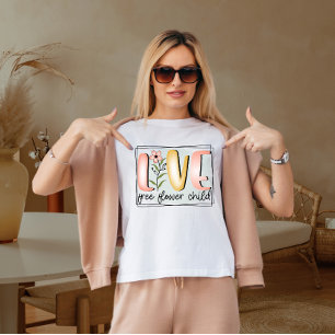 Live free flower child T-Shirt