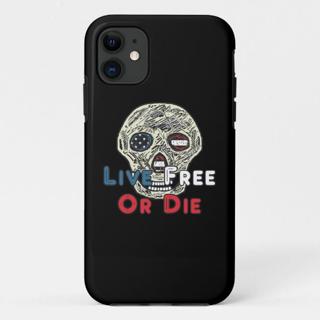 Live Free Or Die Case-Mate iPhone Case (Back)