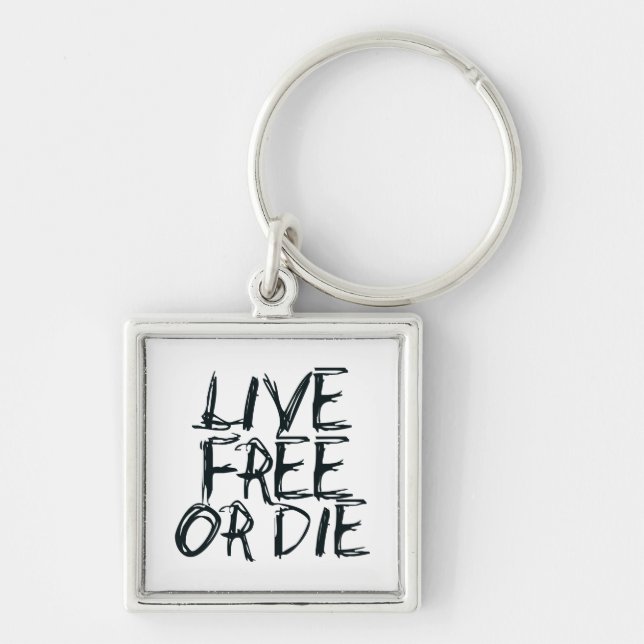 Live free or Die Key Ring (Front)