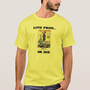 "Live Free or Die" Military Shirt
