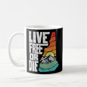 Live Free Or Die New Hampshire Nature Coffee Mug