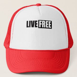 LIVE FREE TRUCKER HAT