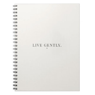 Live Gently Notebook – Calm Lifestyle Journal
