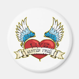 Live Gluten Free Magnet
