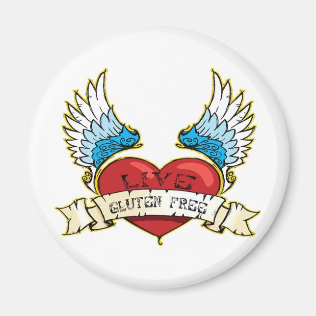 Live Gluten Free Magnet (Front)