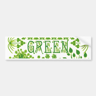 Live Green Bumper Sticker
