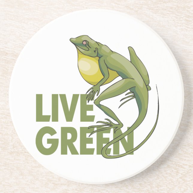 Live Green Coaster (Front)
