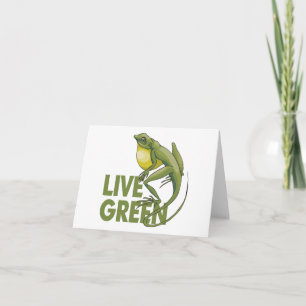 Live Green Holiday Card