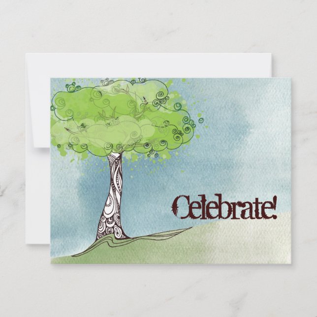 Live Green Invitation (Front)