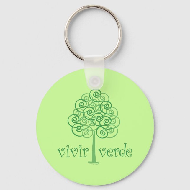 Live Green Key Ring (Front)