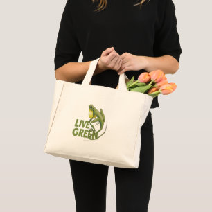 Live Green Mini Tote Bag