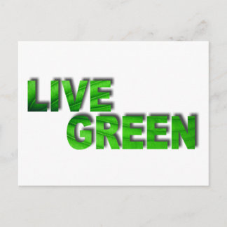 Live Green Postcard