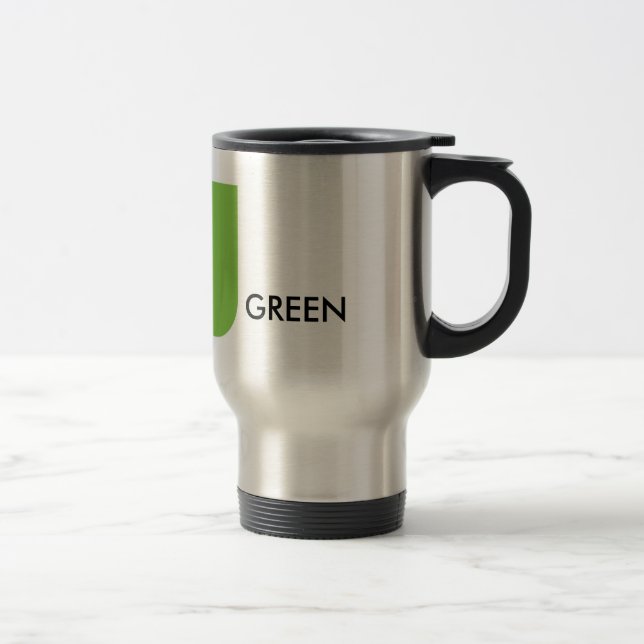 LIVE GREEN Thermal Mug (Right)
