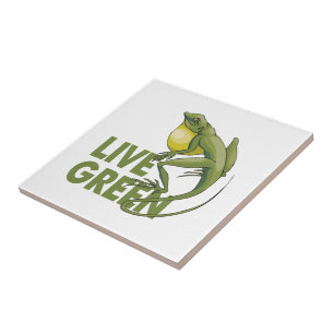 Live Green Tile