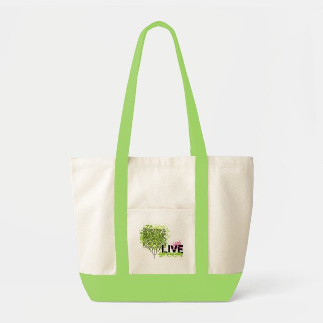 Live Green Tote Bag (Front)