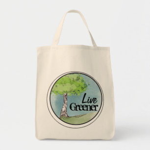 Live Green Tote Bag