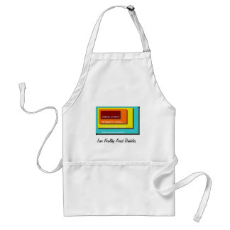 Live Healthy Avoid Diabetes Standard Apron