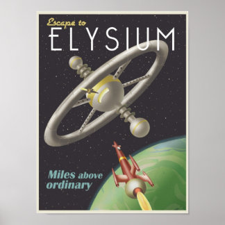 Live in a Space Station Poster