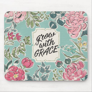 Live in Bloom Grow With Grace Mouse Mat