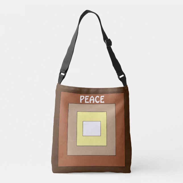 Live in Peace- Racial Harmony 2 Crossbody Bag (Back)