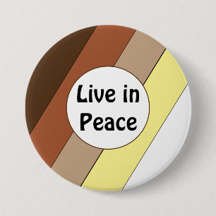 Live in Peace- Racial Harmony Button