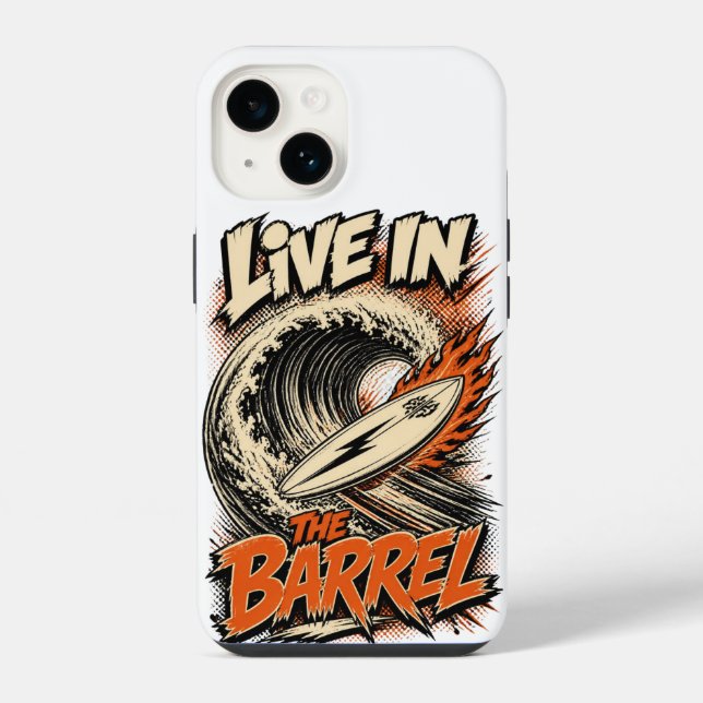 Live in the barrels  iPhone case (Back)