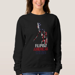 Live In Usa Philippines Half American Filipino Roo Sweatshirt