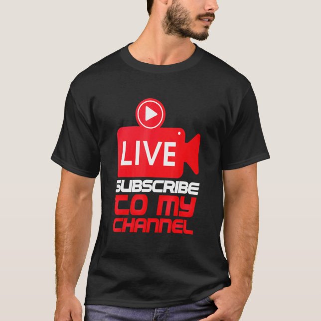 Live Irl Streaming Streamer Creator Blogger 1 T-Shirt (Front)